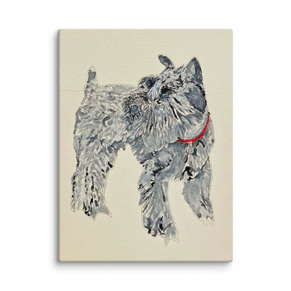 Original canvas wall art featuring watercolor art design, perfect for home decor, gallery walls, or office spaces—high-quality artwork that adds color, character, and creativity to any room.