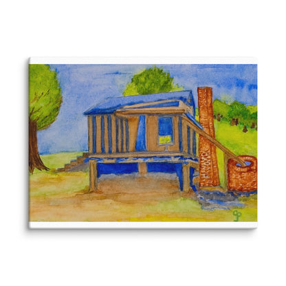 Original canvas wall art featuring watercolor art design, perfect for home decor, gallery walls, or office spaces—high-quality artwork that adds color, character, and creativity to any room.