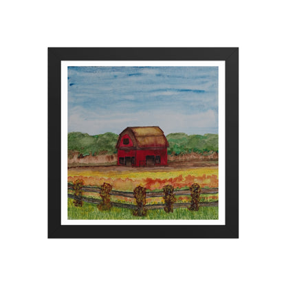 Harvest Barn Framed Poster