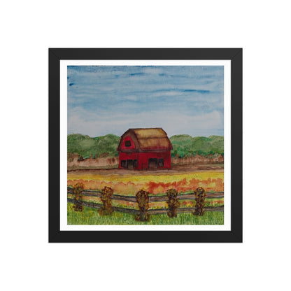 Harvest Barn Framed Poster