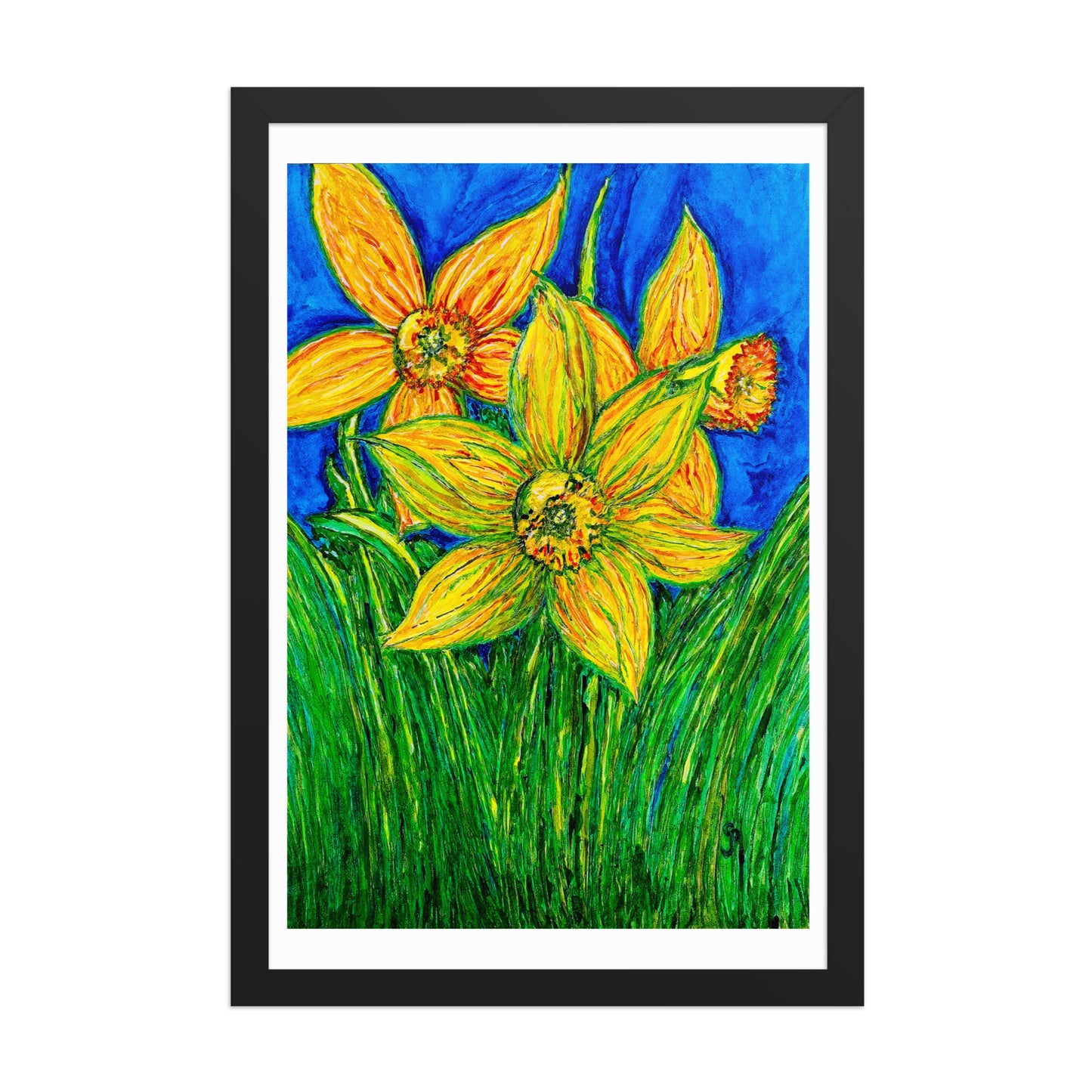 Original wall art perfect for home decor, gallery walls, or office spaces—high-quality artwork that adds color, character, and creativity to any room.