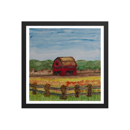 Harvest Barn Framed Poster