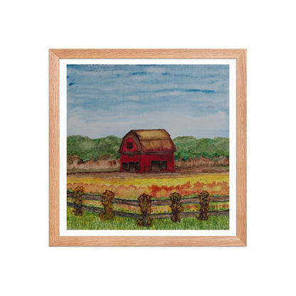 Harvest Barn Framed Poster