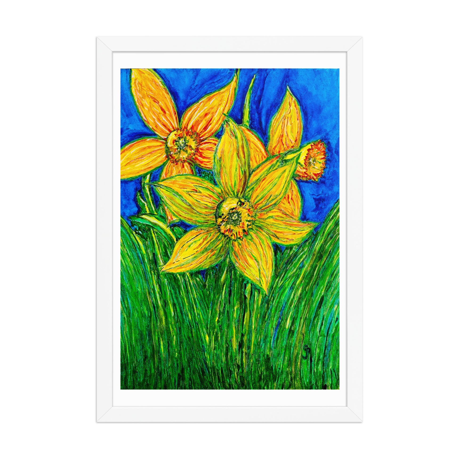 Original wall art perfect for home decor, gallery walls, or office spaces—high-quality artwork that adds color, character, and creativity to any room.