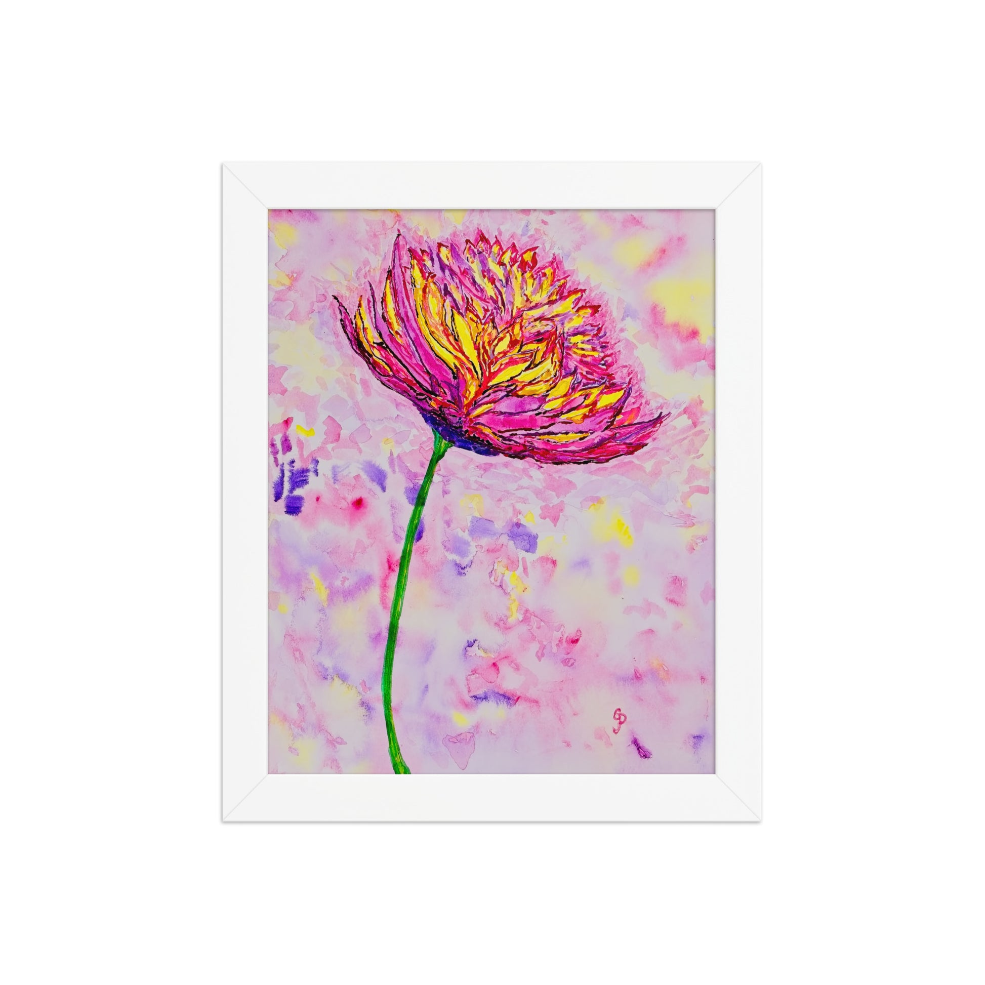 Original wall art perfect for home decor, gallery walls, or office spaces—high-quality artwork that adds color, character, and creativity to any room.