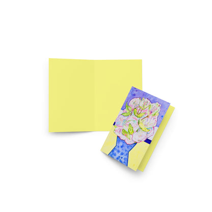 Premium greeting card featuring original artwork —perfect for notes, holidays, or special occasions; printed with quality with vibrant colors for a personal, artistic touch.