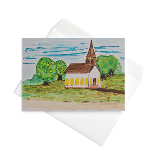 Premium greeting card featuring original artwork —perfect for notes, holidays, or special occasions; printed with quality with vibrant colors for a personal, artistic touch.