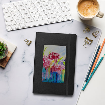 Hardcover bound notebook featuring original cover artwork—durable, stylish, and perfect for journaling, note-taking, or creative writing; ideal for students, professionals, and art lovers.