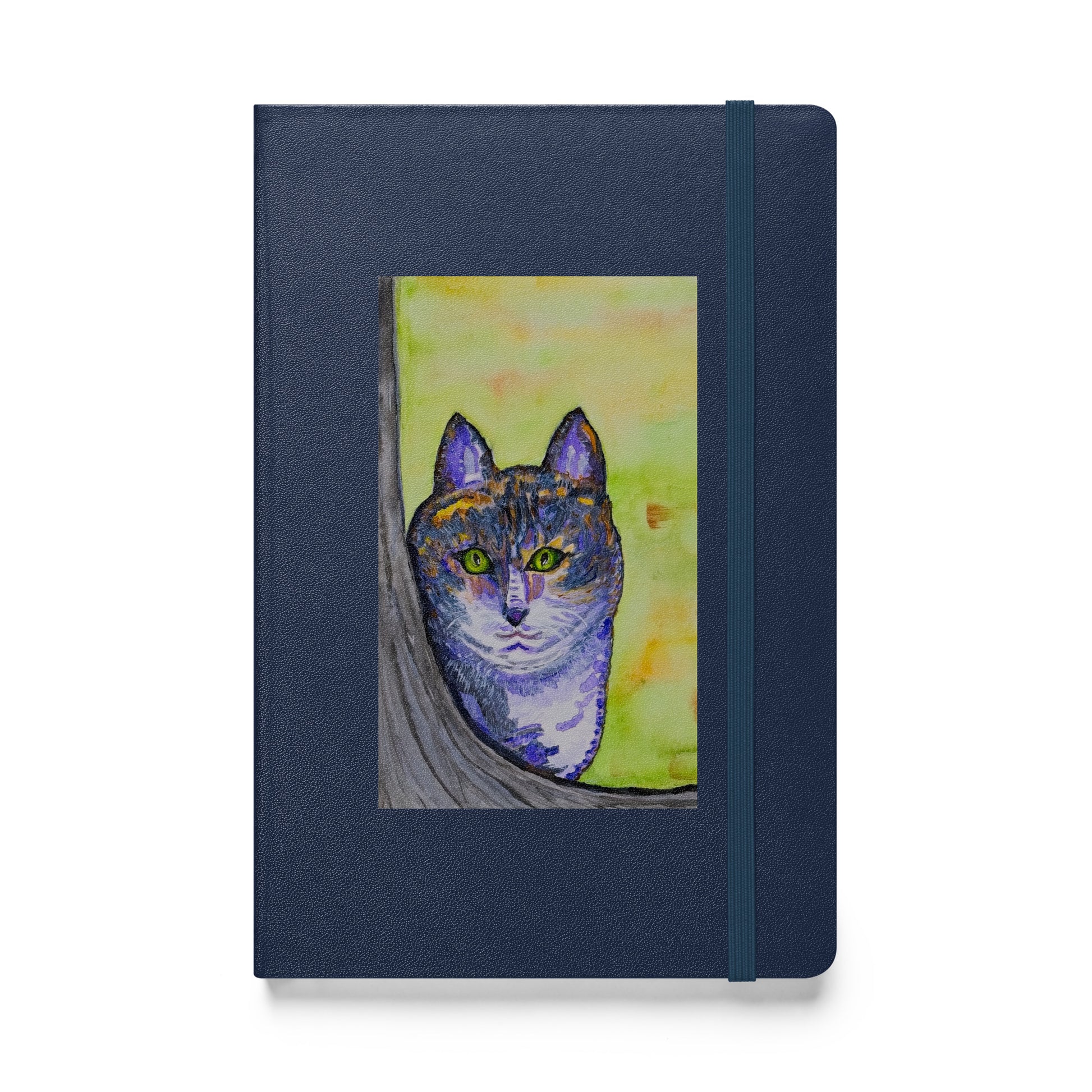 Hardcover bound notebook featuring original cover artwork—durable, stylish, and perfect for journaling, note-taking, or creative writing; ideal for students, professionals, and art lovers.