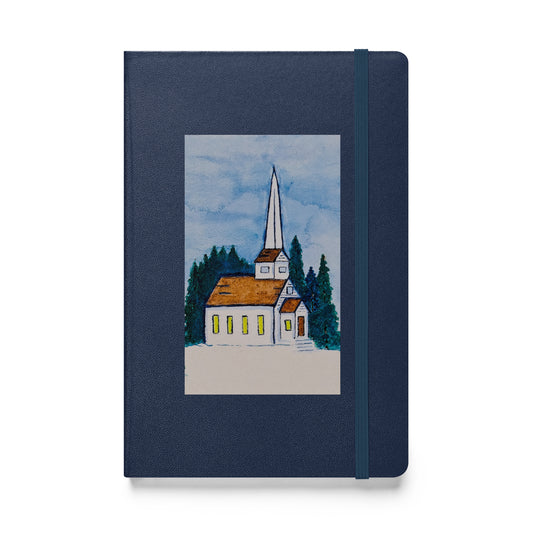 Hardcover bound notebook featuring original cover artwork—durable, stylish, and perfect for journaling, note-taking, or creative writing; ideal for students, professionals, and art lovers.