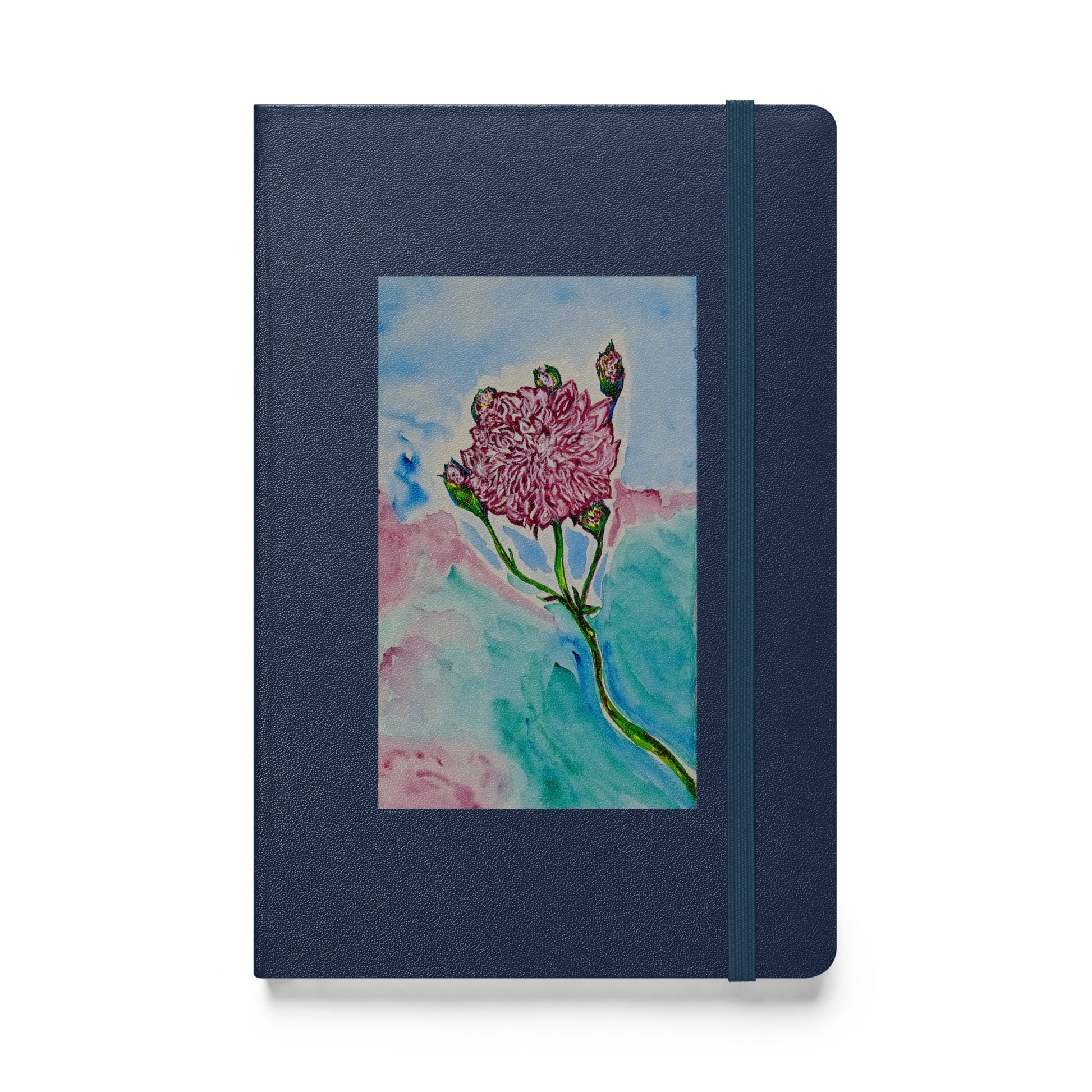 Hardcover bound notebook featuring original cover artwork—durable, stylish, and perfect for journaling, note-taking, or creative writing; ideal for students, professionals, and art lovers.