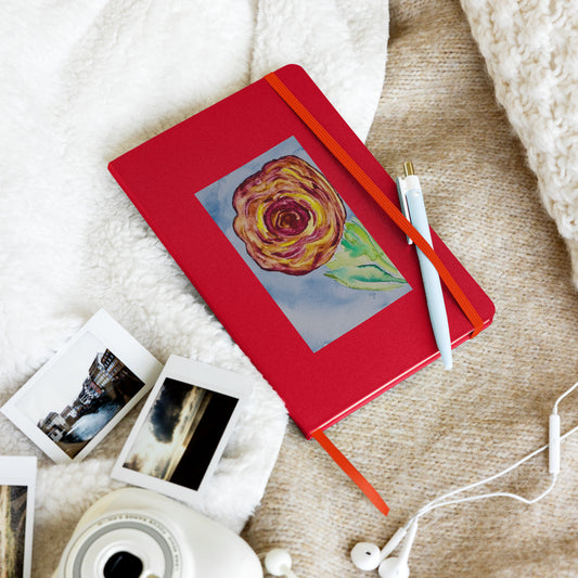 Hardcover bound notebook featuring original cover artwork—durable, stylish, and perfect for journaling, note-taking, or creative writing; ideal for students, professionals, and art lovers.