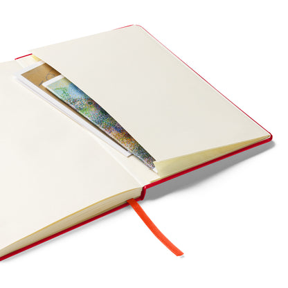 Hardcover bound notebook featuring original cover artwork—durable, stylish, and perfect for journaling, note-taking, or creative writing; ideal for students, professionals, and art lovers.