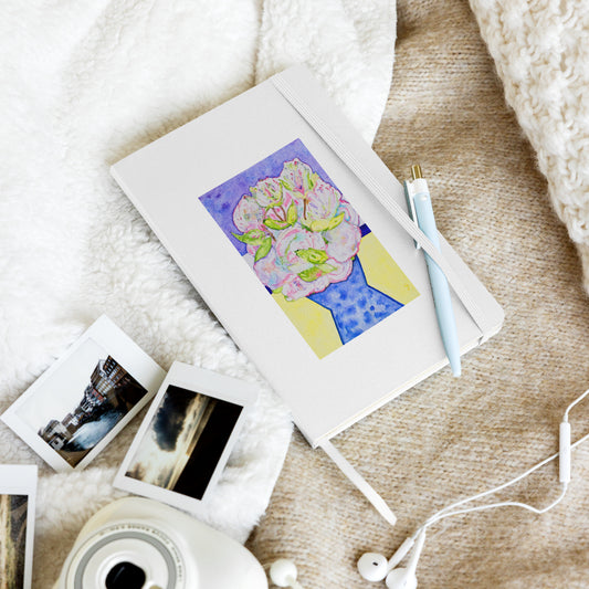 Hardcover bound notebook featuring original cover artwork—durable, stylish, and perfect for journaling, note-taking, or creative writing; ideal for students, professionals, and art lovers.