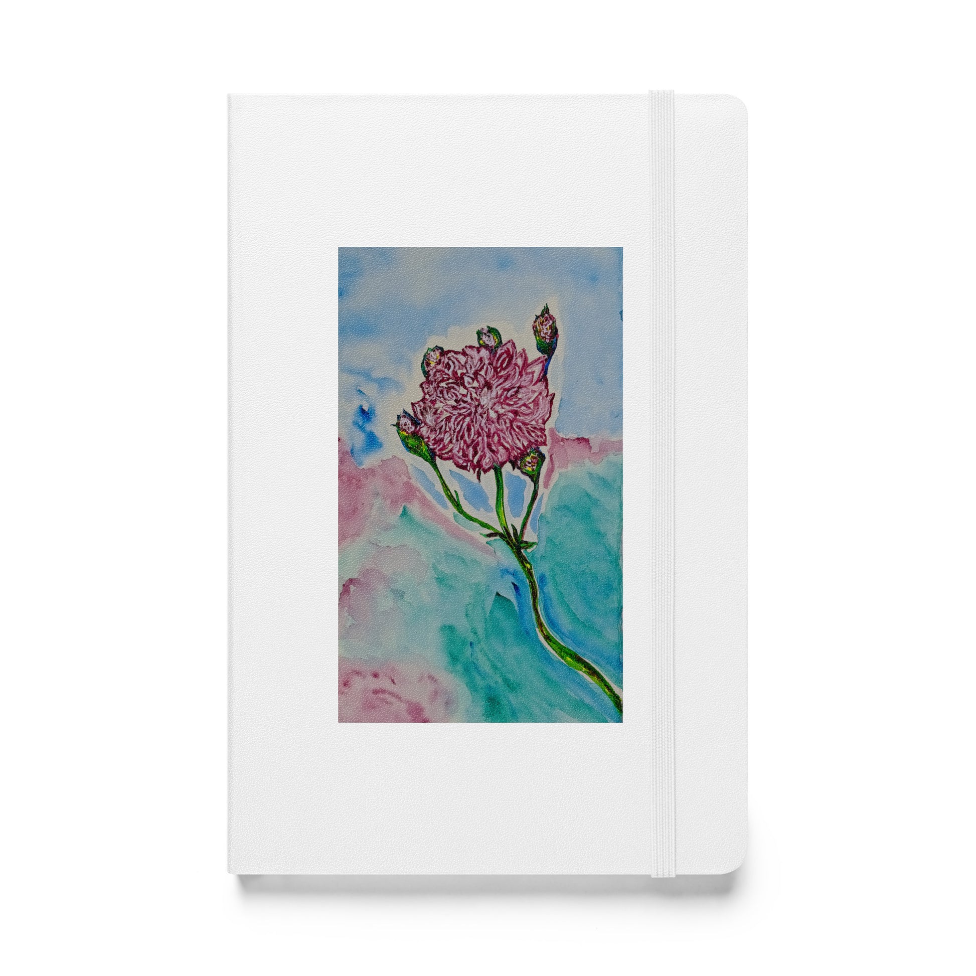 Hardcover bound notebook featuring original cover artwork—durable, stylish, and perfect for journaling, note-taking, or creative writing; ideal for students, professionals, and art lovers.