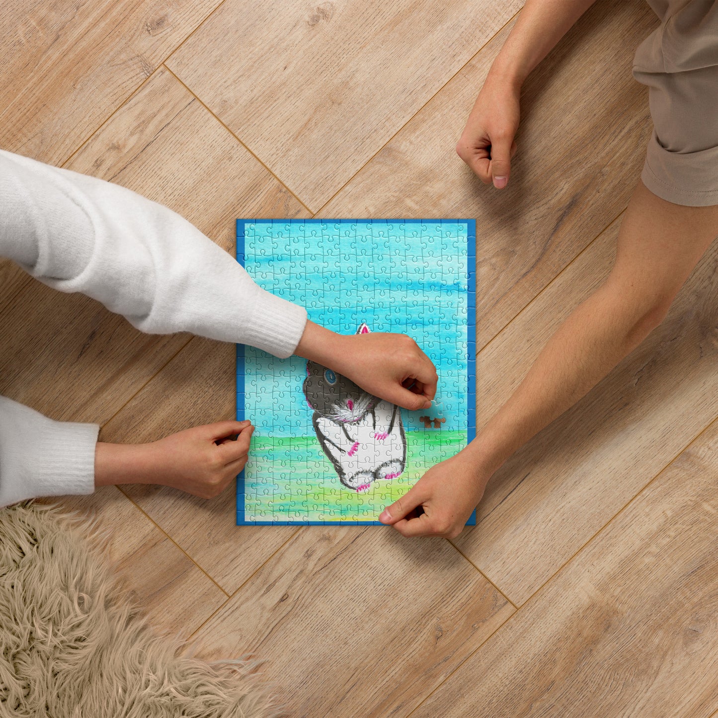 High-quality jigsaw puzzle featuring original artwork—precision-cut pieces with vibrant colors, perfect for relaxing fun, gifting, or displaying as wall art; ideal for puzzle lovers and art enthusiasts.