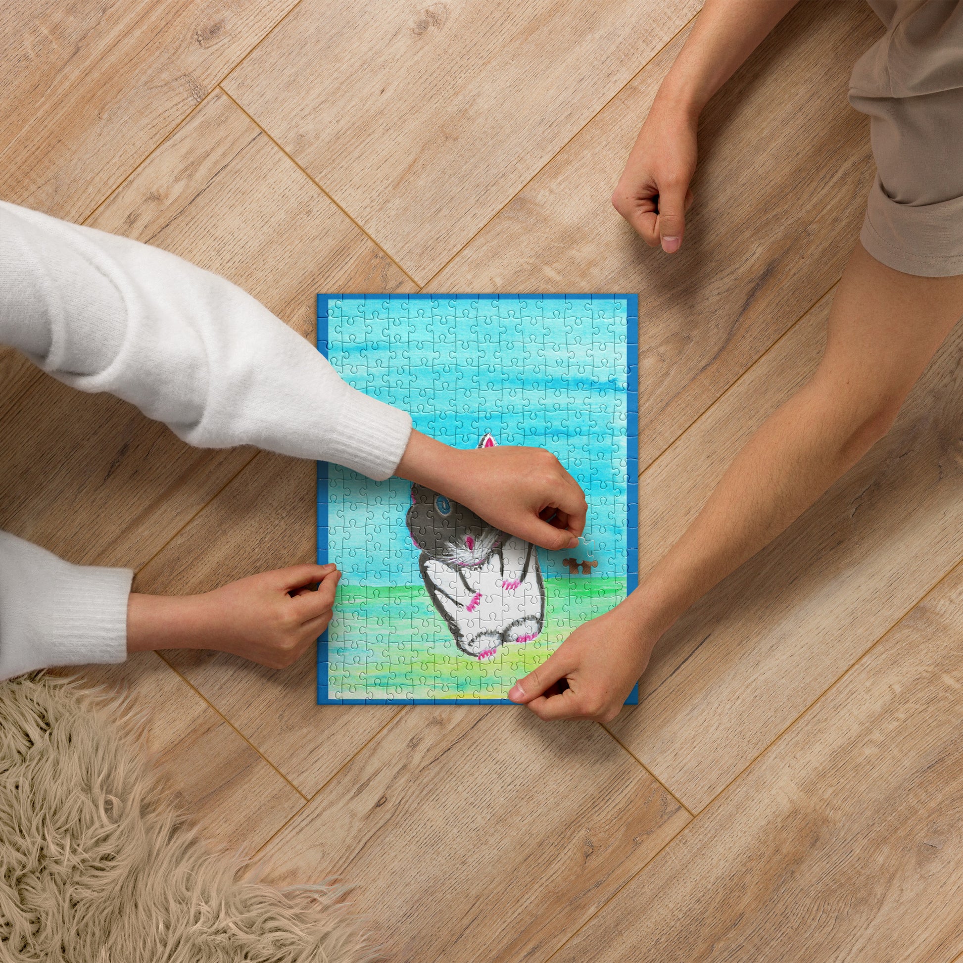 High-quality jigsaw puzzle featuring original artwork—precision-cut pieces with vibrant colors, perfect for relaxing fun, gifting, or displaying as wall art; ideal for puzzle lovers and art enthusiasts.