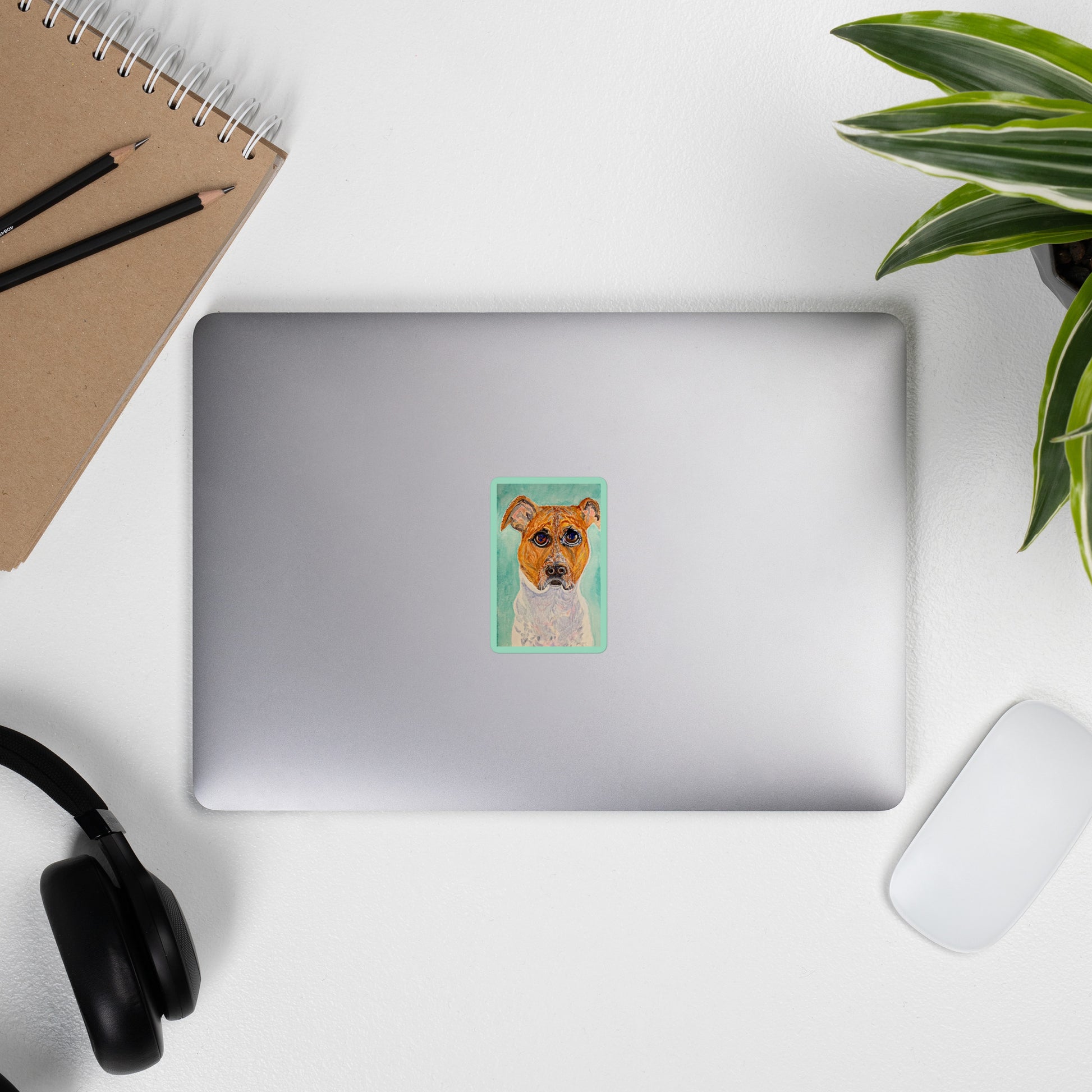 Bubble-free vinyl stickers featuring original artwork—durable, weather-resistant, and easy to apply on laptops, water bottles, notebooks, and more; perfect for personalizing with artistic flair.