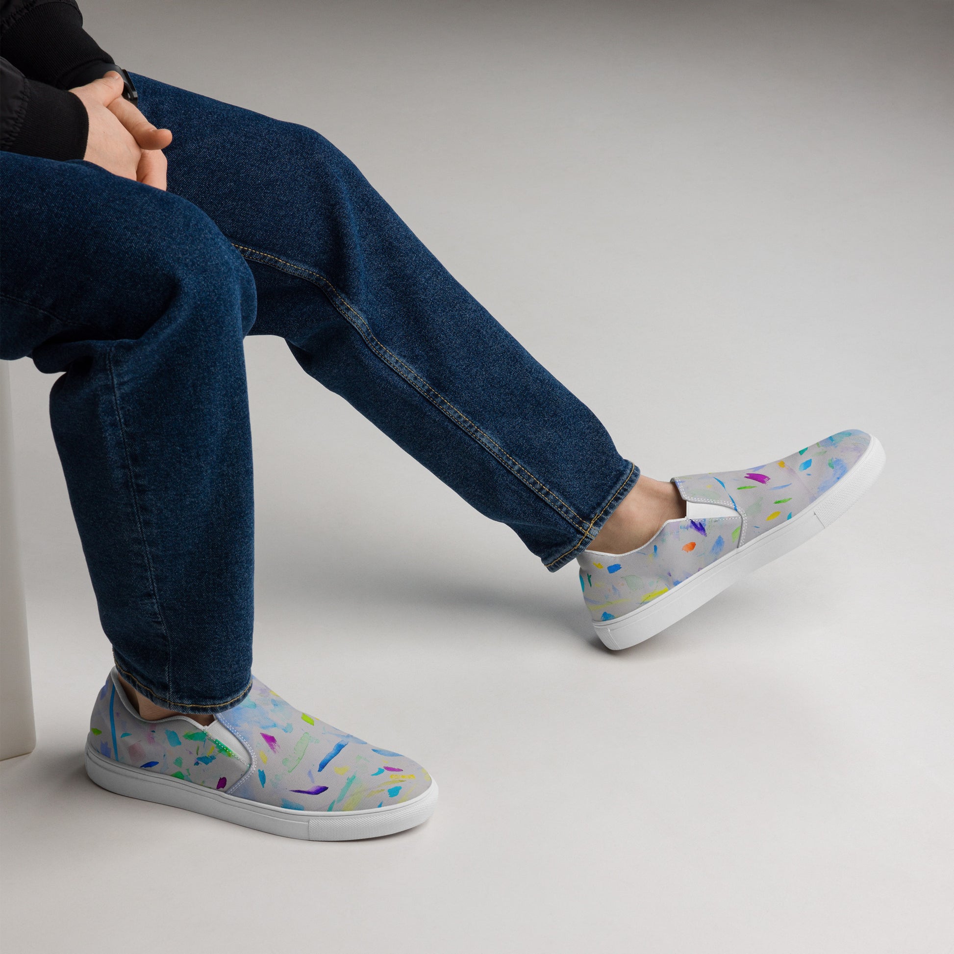 Stylish sneakers featuring original artwork, designed for comfort and everyday wear—unique artistic shoes perfect for casual outfits, street style, or creative fashion lovers.