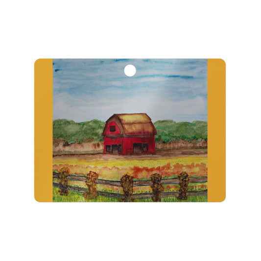 Holiday ornament featuring original artwork, perfect for Christmas trees, seasonal decor, or gift giving—high-quality, artist-designed keepsake to add charm and personality to your celebrations.