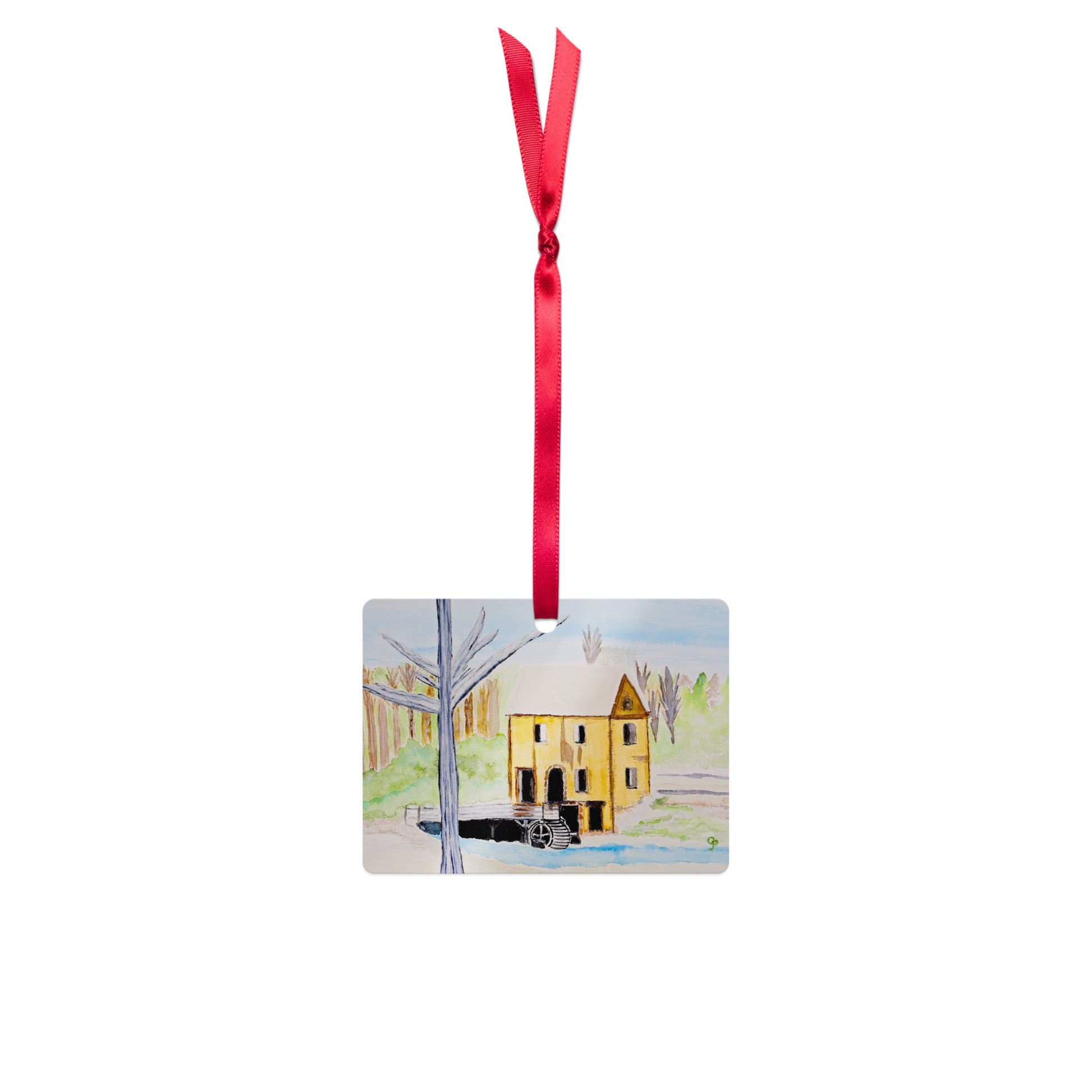 Holiday ornament featuring original artwork, perfect for Christmas trees, seasonal decor, or gift giving—high-quality, artist-designed keepsake to add charm and personality to your celebrations.