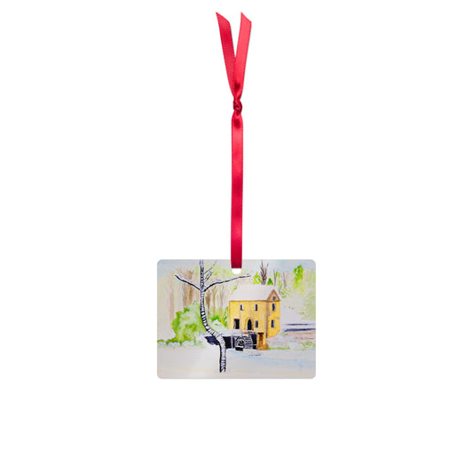 Holiday ornament featuring original artwork, perfect for Christmas trees, seasonal decor, or gift giving—high-quality, artist-designed keepsake to add charm and personality to your celebrations.