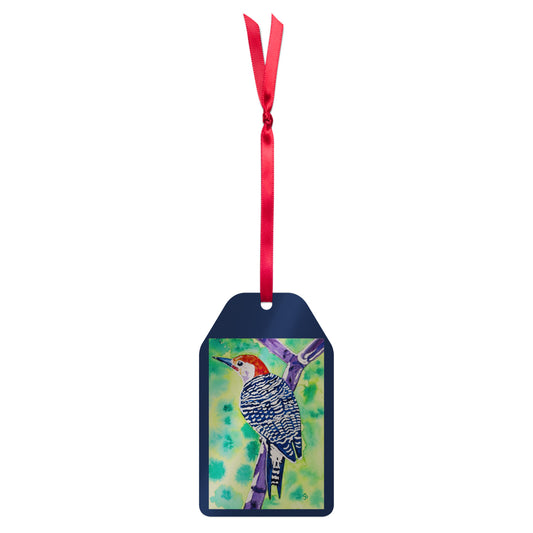Holiday ornament featuring original artwork, perfect for Christmas trees, seasonal decor, or gift giving—high-quality, artist-designed keepsake to add charm and personality to your celebrations.
