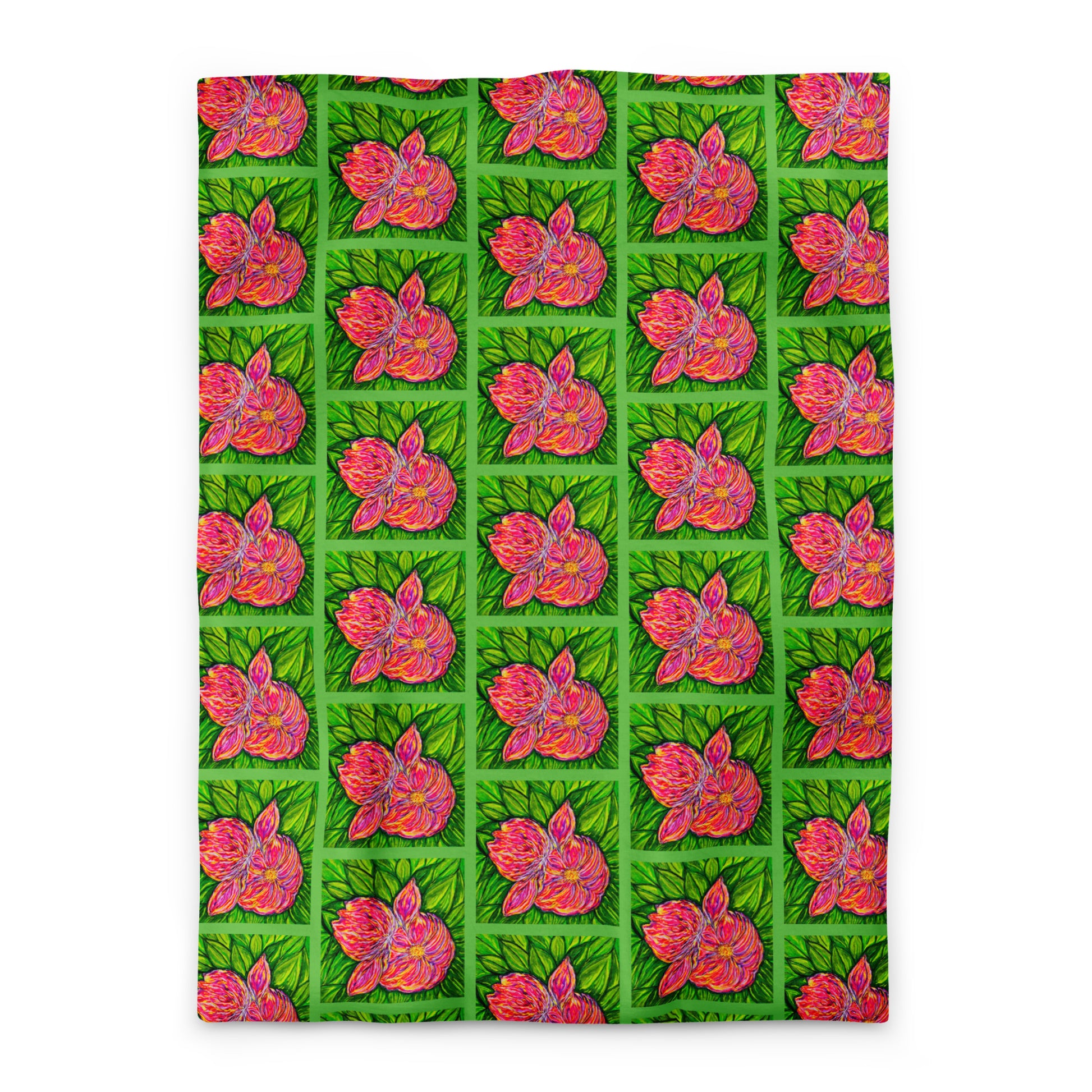 Luxury duvet cover featuring original artwork—soft, breathable fabric with hidden zipper closure; perfect for transforming any bedroom with artistic style, comfort, and modern home decor flair.