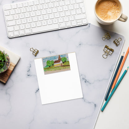 Artist-designed notepad featuring original artwork on each page—perfect for to-do lists, daily notes, or gift giving; compact, stylish, and ideal for home, office, or school use.