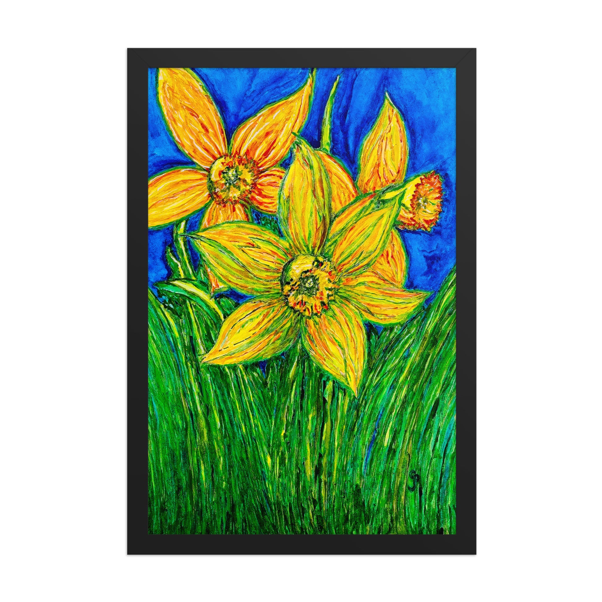 Original wall art perfect for home decor, gallery walls, or office spaces—high-quality artwork that adds color, character, and creativity to any room.