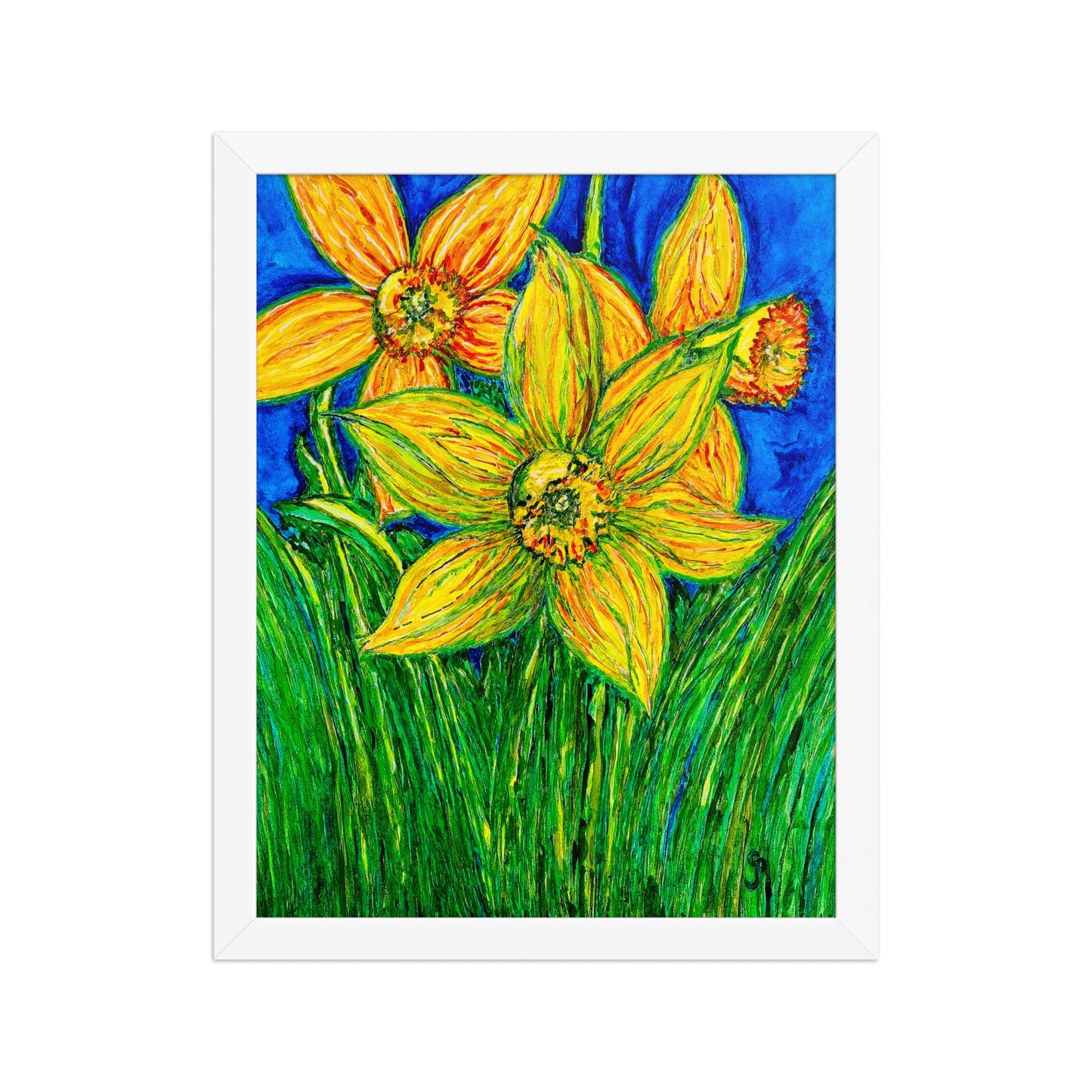 Original wall art perfect for home decor, gallery walls, or office spaces—high-quality artwork that adds color, character, and creativity to any room.