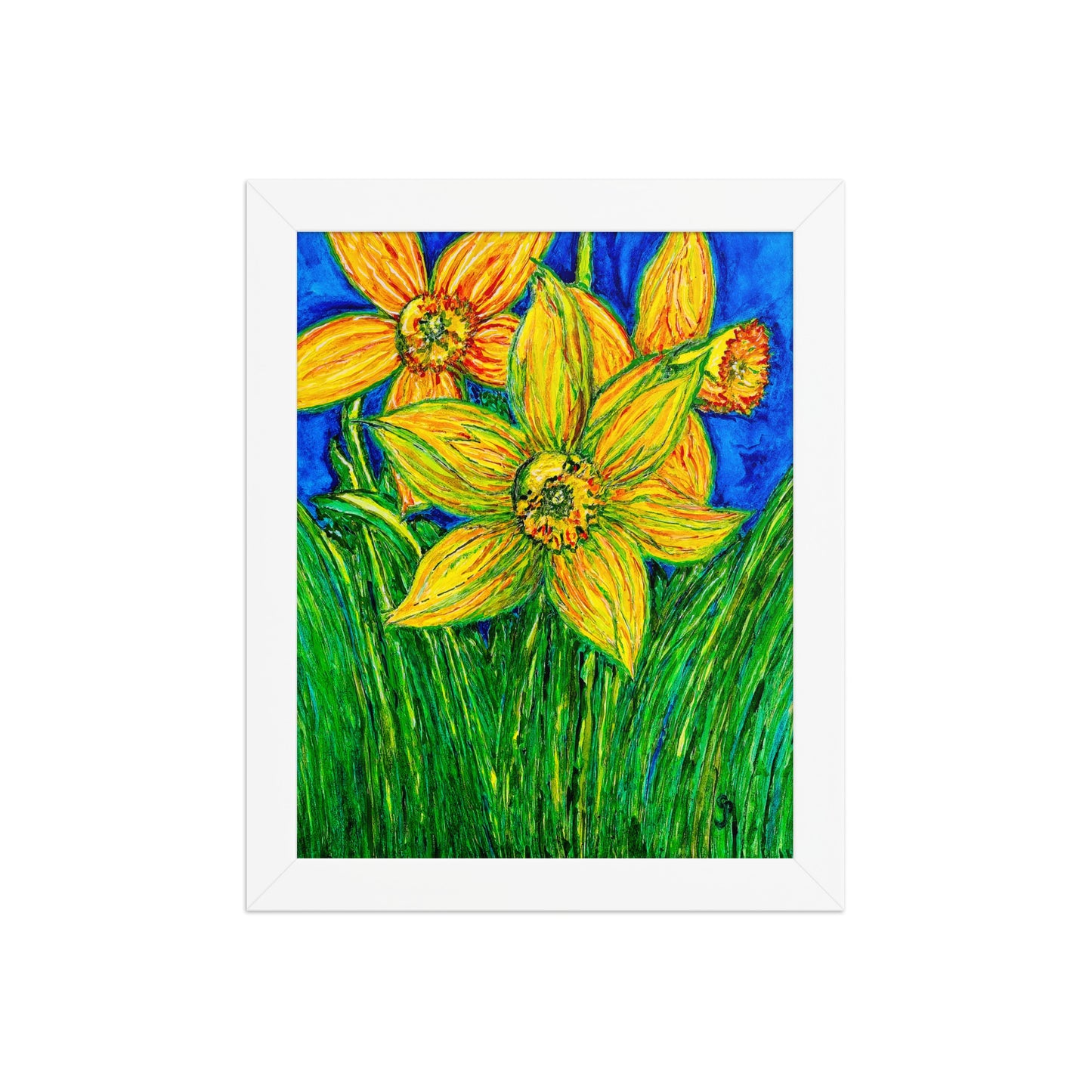 Original wall art perfect for home decor, gallery walls, or office spaces—high-quality artwork that adds color, character, and creativity to any room.