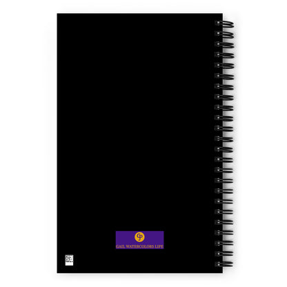 Spiral notebook featuring original cover artwork—durable, stylish, and perfect for journaling, note-taking, or creative writing; ideal for students, professionals, and art lovers.