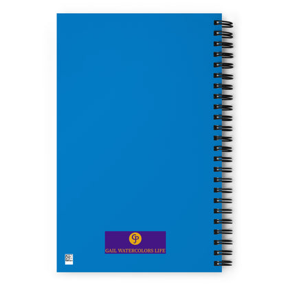 Spiral notebook featuring original cover artwork—durable, stylish, and perfect for journaling, note-taking, or creative writing; ideal for students, professionals, and art lovers.