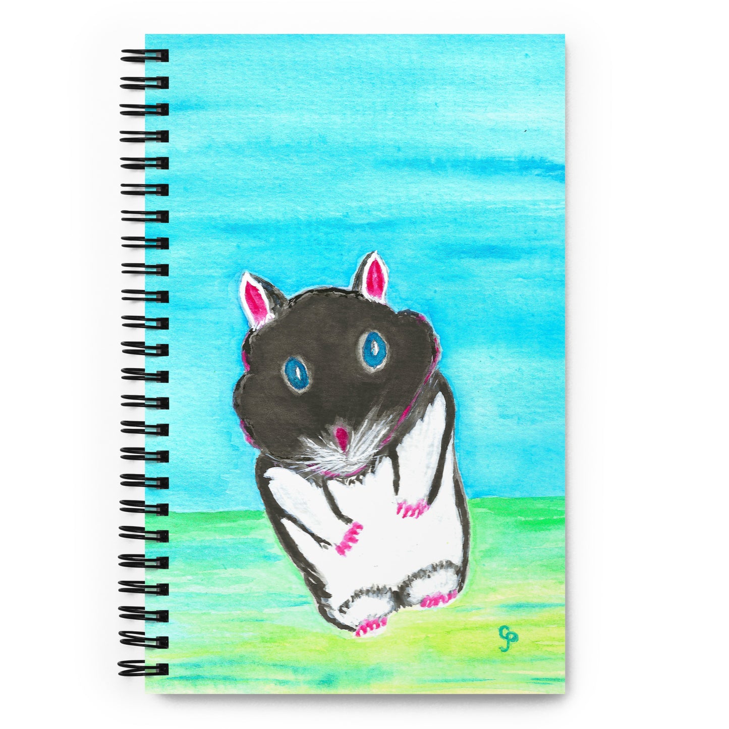 Spiral notebook featuring original cover artwork—durable, stylish, and perfect for journaling, note-taking, or creative writing; ideal for students, professionals, and art lovers.