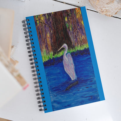 Spiral notebook featuring original cover artwork—durable, stylish, and perfect for journaling, note-taking, or creative writing; ideal for students, professionals, and art lovers.