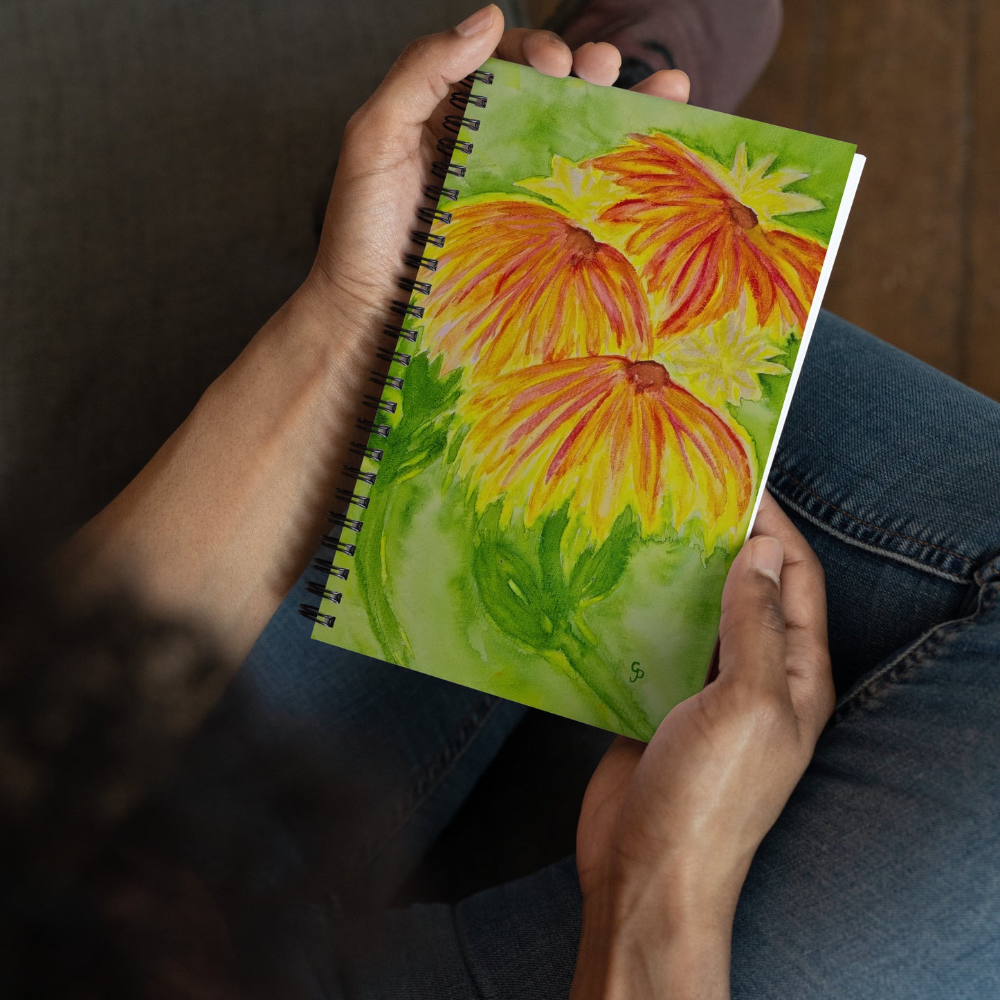 Spiral notebook featuring original cover artwork—durable, stylish, and perfect for journaling, note-taking, or creative writing; ideal for students, professionals, and art lovers.