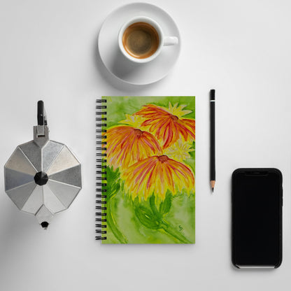 Spiral notebook featuring original cover artwork—durable, stylish, and perfect for journaling, note-taking, or creative writing; ideal for students, professionals, and art lovers.