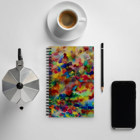 Spiral notebook featuring original cover artwork—durable, stylish, and perfect for journaling, note-taking, or creative writing; ideal for students, professionals, and art lovers.