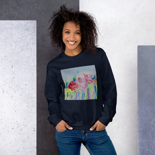 Cozy sweatshirt featuring original artwork—soft and perfect for casual wear, layering, or gifting; combines comfort, warmth, and artistic style for everyday outfits.
