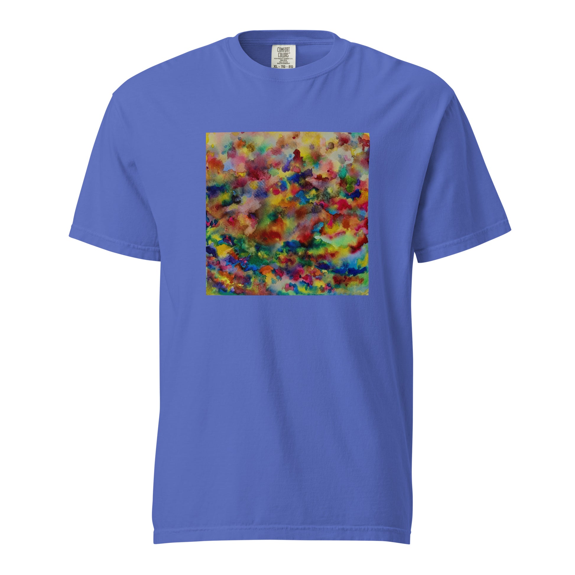 Comfort Colors short sleeve t-shirt featuring original artwork—garment-dyed for a soft, lived-in feel; relaxed fit, durable cotton fabric, and perfect for casual wear, art lovers, or gifting.