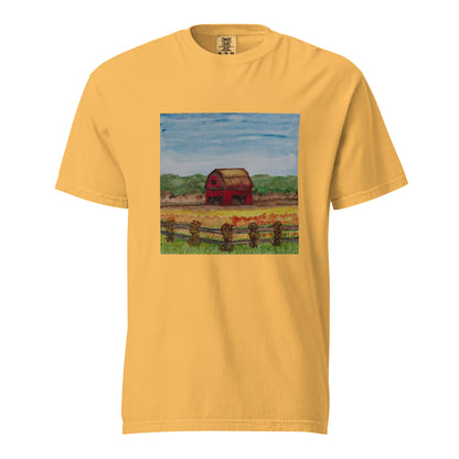 Comfort Colors short sleeve t-shirt featuring original artwork—garment-dyed for a soft, lived-in feel; relaxed fit, durable cotton fabric, and perfect for casual wear, art lovers, or gifting.