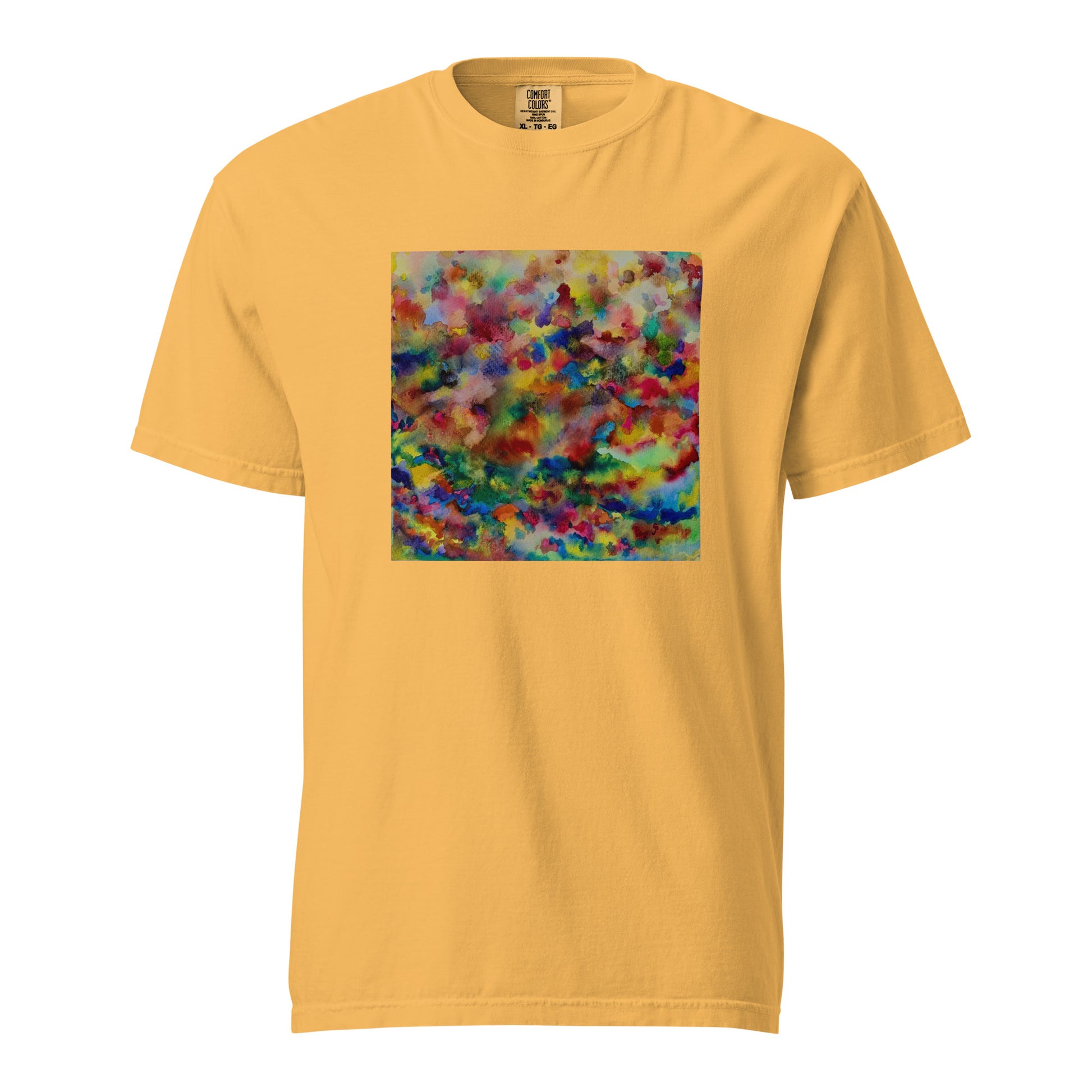 Comfort Colors short sleeve t-shirt featuring original artwork—garment-dyed for a soft, lived-in feel; relaxed fit, durable cotton fabric, and perfect for casual wear, art lovers, or gifting.