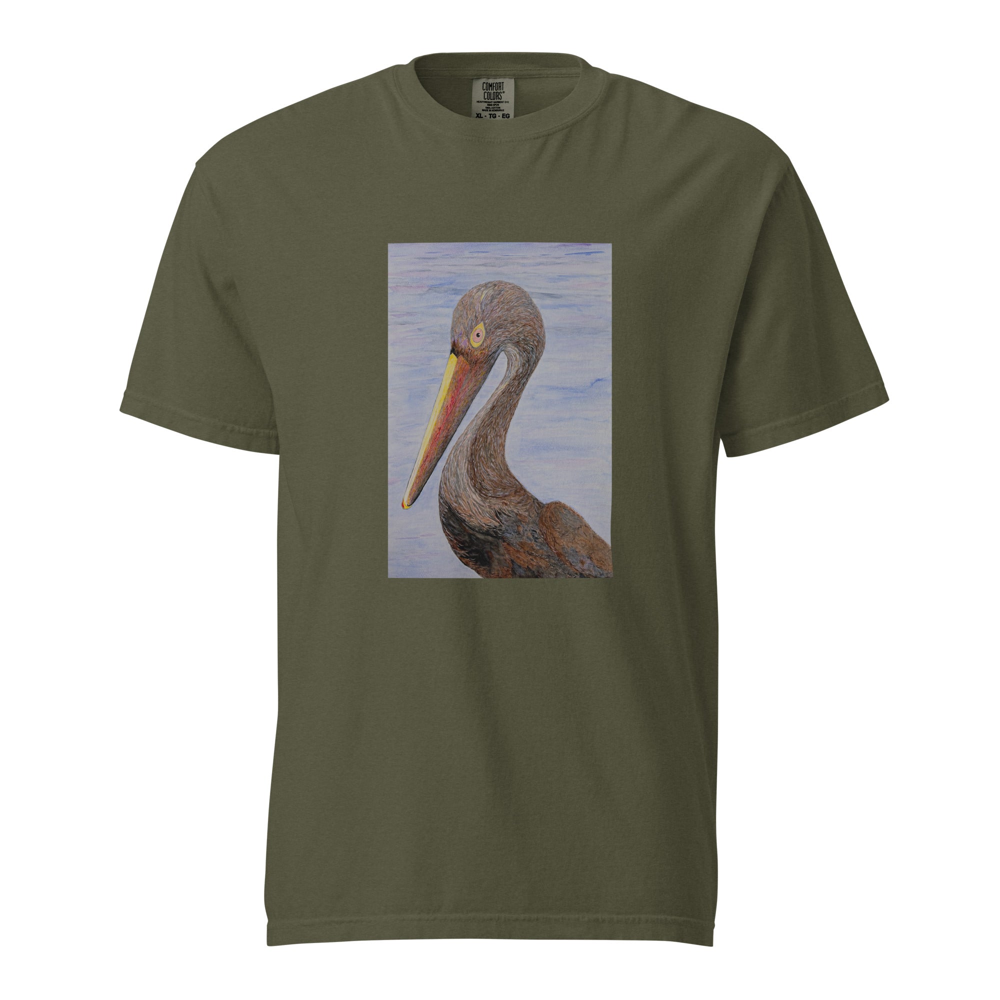 Louisiana Brown Pelican Comfort Colors T-Shirt – Gail Watercolors Life