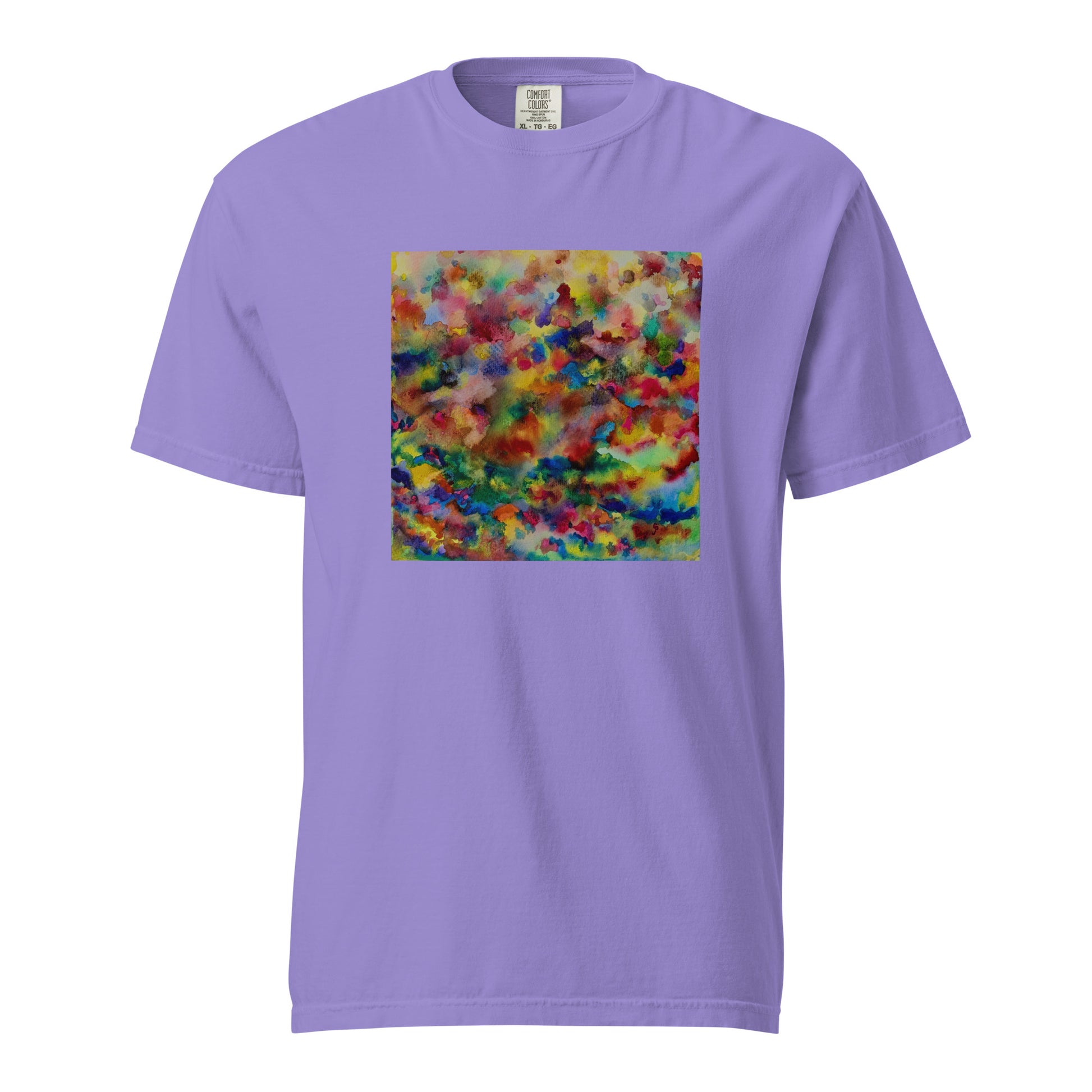 Comfort Colors short sleeve t-shirt featuring original artwork—garment-dyed for a soft, lived-in feel; relaxed fit, durable cotton fabric, and perfect for casual wear, art lovers, or gifting.