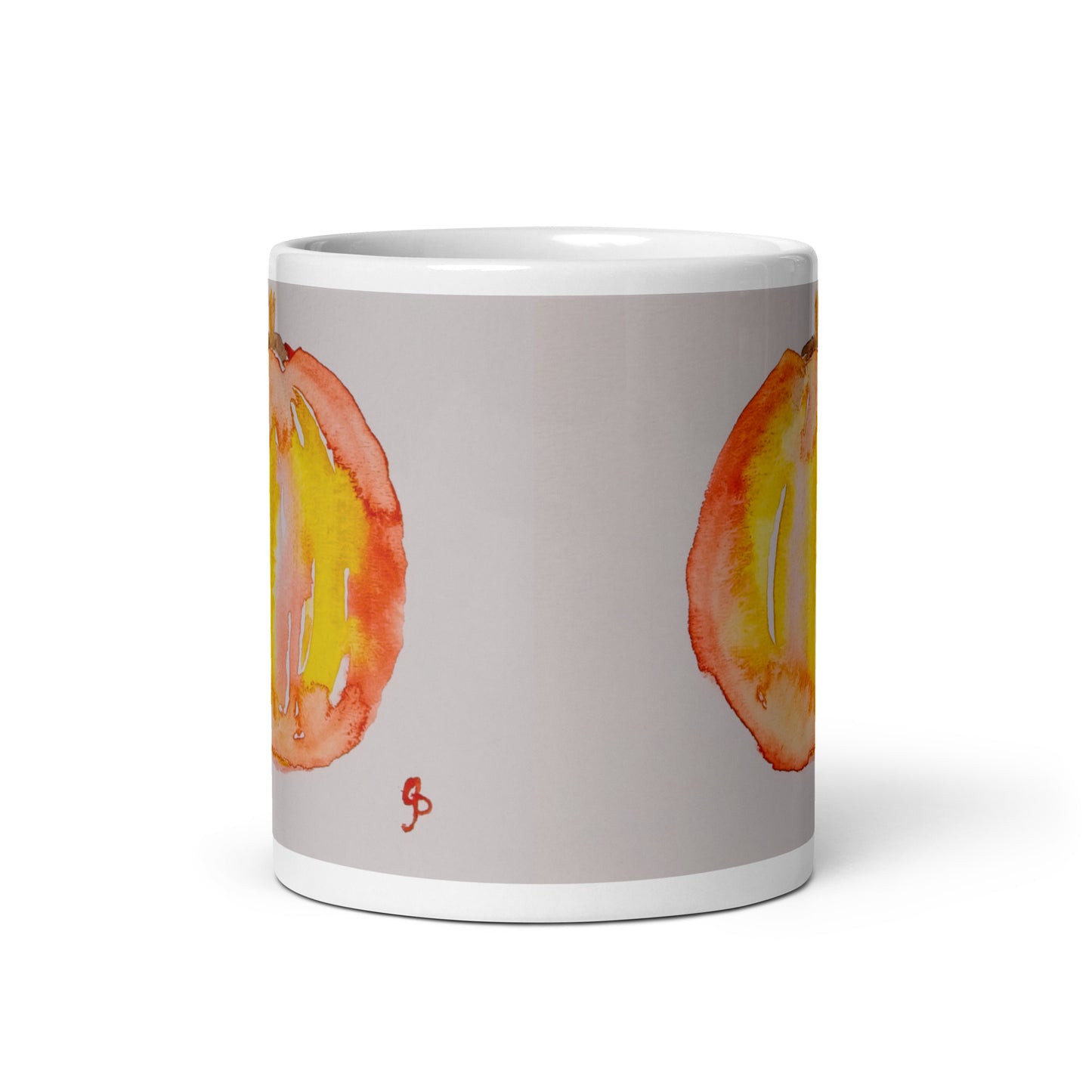 Ceramic mug featuring original artwork, perfect for coffee, tea, or hot cocoa—microwave and dishwasher safe, ideal for daily use, gifting, or adding artistic charm to your kitchen.