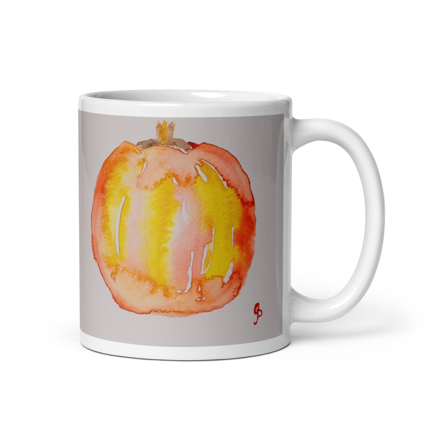 Ceramic mug featuring original artwork, perfect for coffee, tea, or hot cocoa—microwave and dishwasher safe, ideal for daily use, gifting, or adding artistic charm to your kitchen.