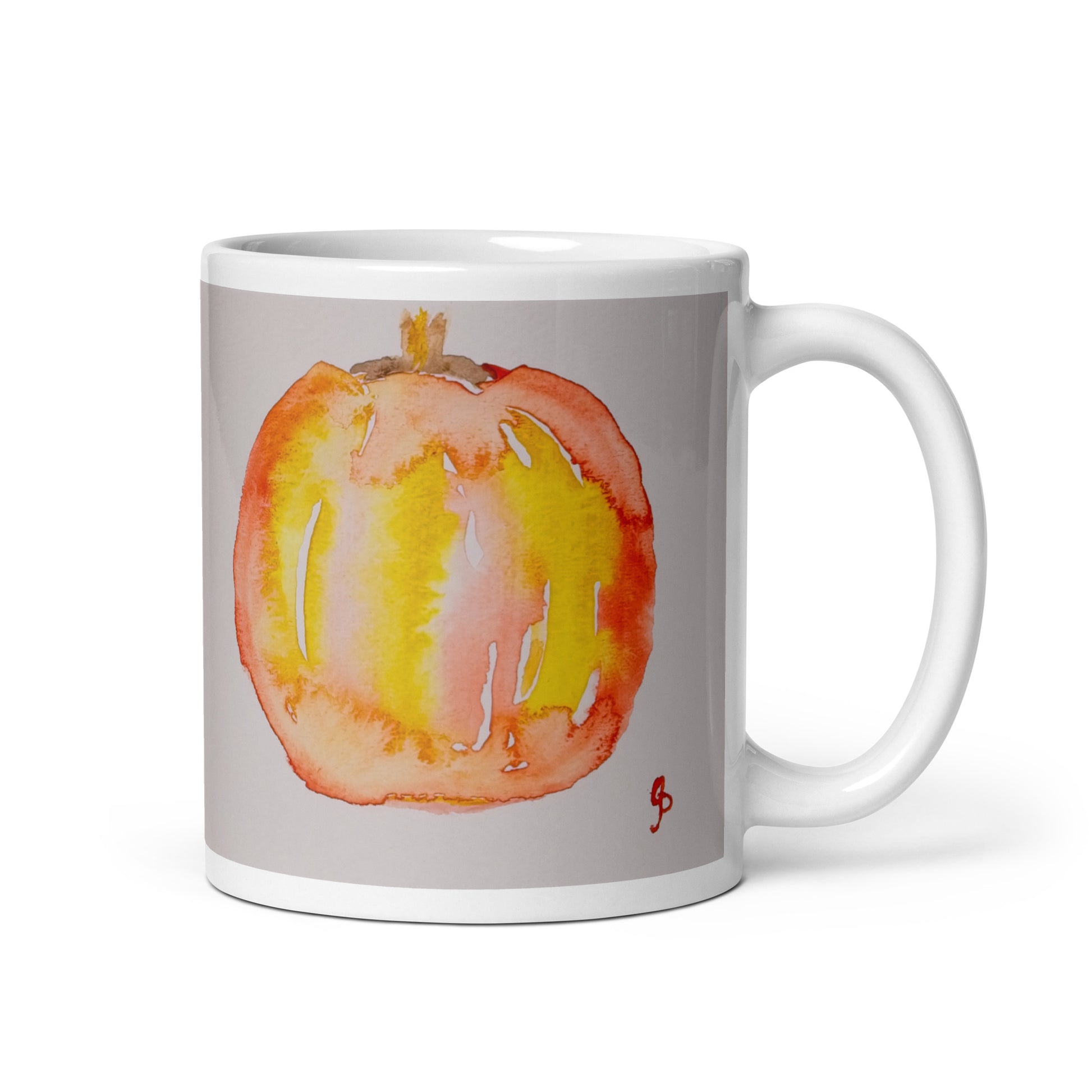 Ceramic mug featuring original artwork, perfect for coffee, tea, or hot cocoa—microwave and dishwasher safe, ideal for daily use, gifting, or adding artistic charm to your kitchen.