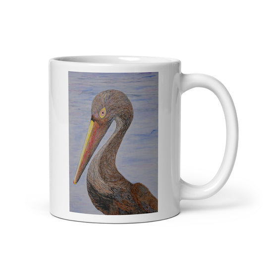 Ceramic mug featuring original artwork, perfect for coffee, tea, or hot cocoa—microwave and dishwasher safe, ideal for daily use, gifting, or adding artistic charm to your kitchen.