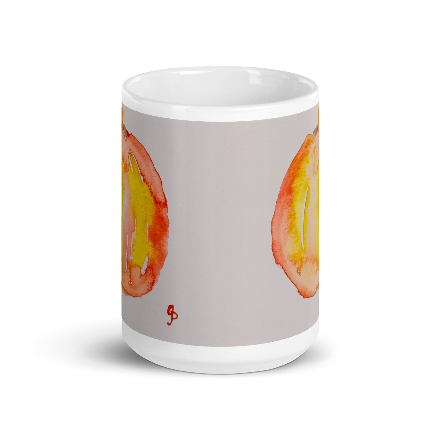 Ceramic mug featuring original artwork, perfect for coffee, tea, or hot cocoa—microwave and dishwasher safe, ideal for daily use, gifting, or adding artistic charm to your kitchen.